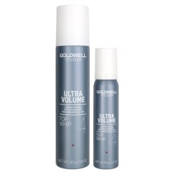 Goldwell StyleSign Ultra Volume Top Whip 4 Shaping Mousse - 9.9oz & FREE Travel Size