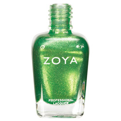 Zoya Nail Polish - Apple #ZP548 - Green Metallic
