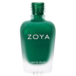Zoya Matte Velvet - Honor - True Emerald Green 