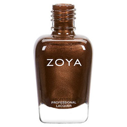 Zoya Nail Polish - Cinnamon #ZP812 - Brown Metallic