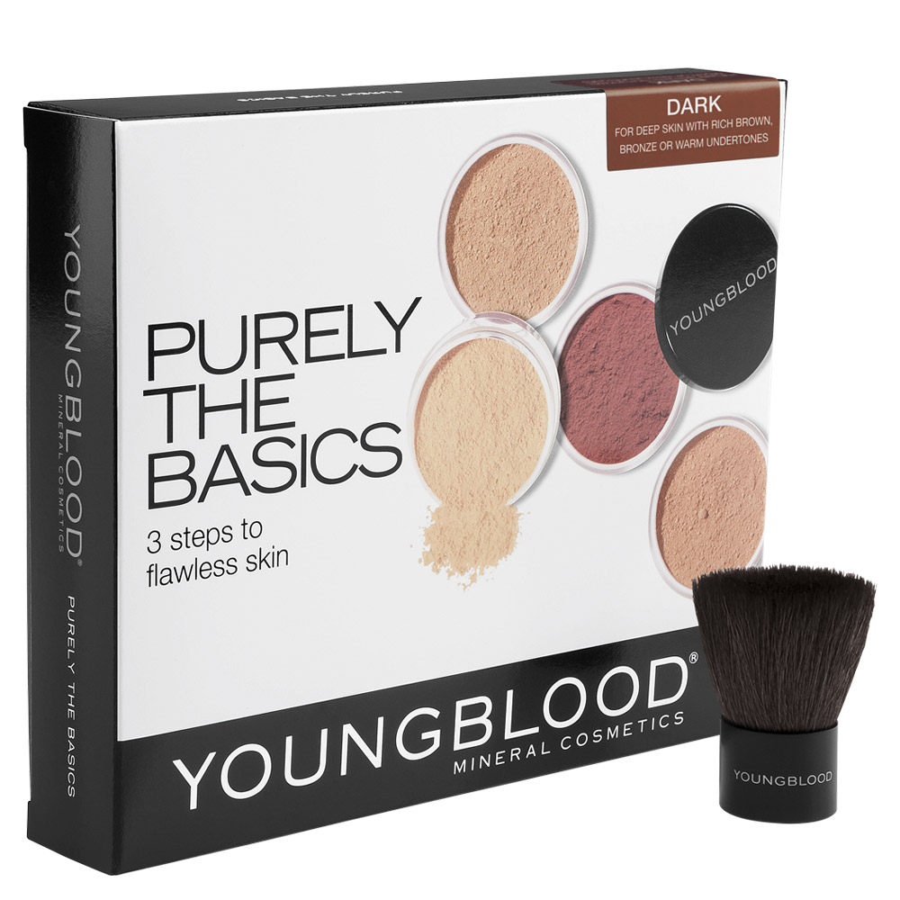 Youngblood Mineral Cosmetics Purely The Basics Dark (1 kit