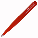 Cricket Red Stainless Slant Tweezers