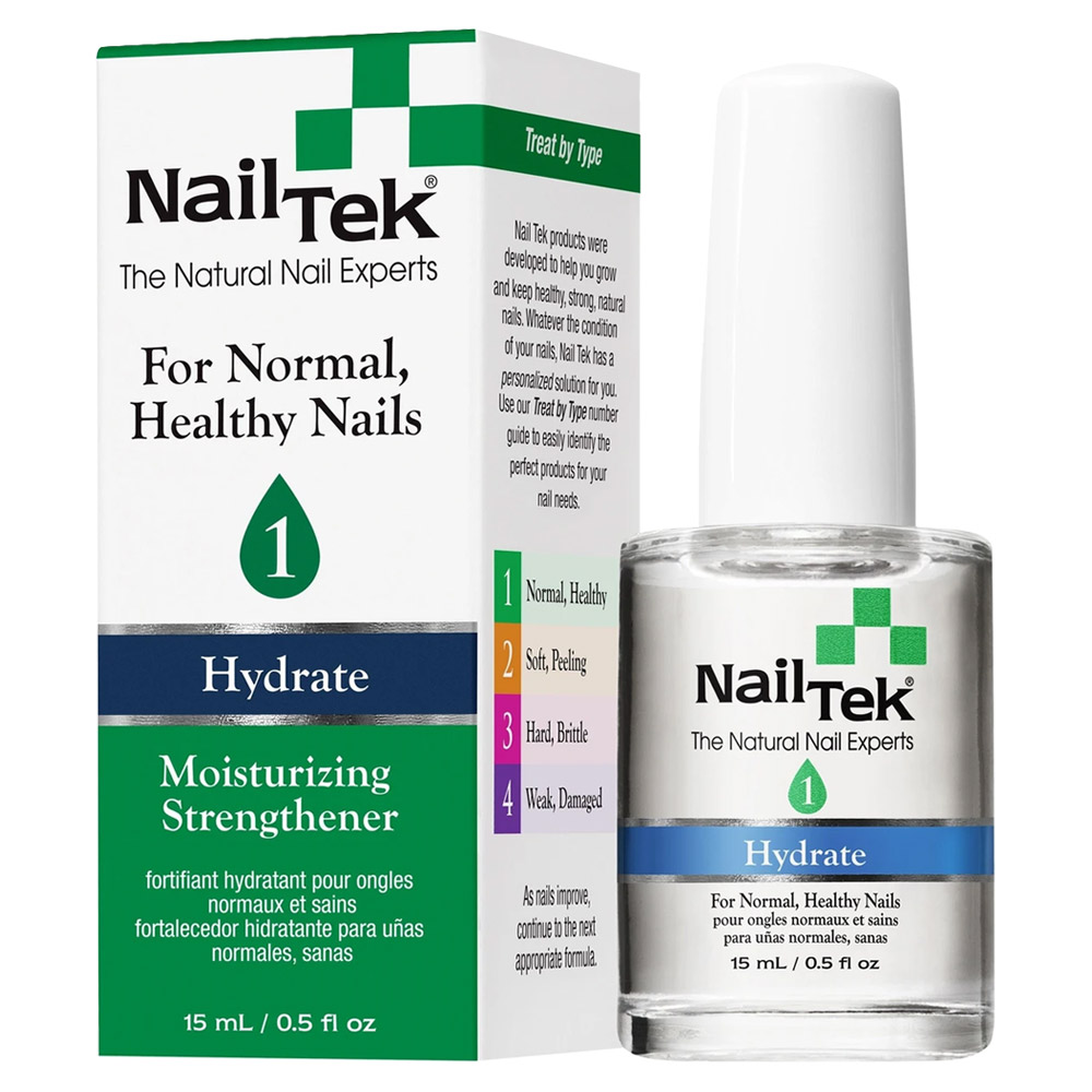 Nail Tek Hydrate 1 Moisturizing Strengthener For Normal, Healthy