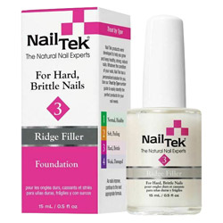 Nail Tek Ridge Filler 3 Foundation - For Hard, Brittle Nails
