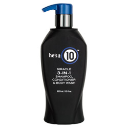 It's A 10 He's A 10 Miracle 3-In-1 Shampoo, Conditioner & Body Wash