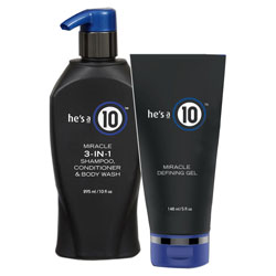 It's A 10 He's A 10 Miracle 3-In-1 & Miracle Defining Gel Duo