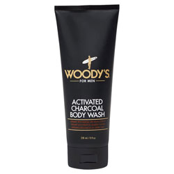 Woodys Activated Charcoal Body Wash