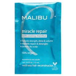 Malibu C Miracle Repair - Cooling Menthol Wellness Hair Reconstructor - 0.4 oz