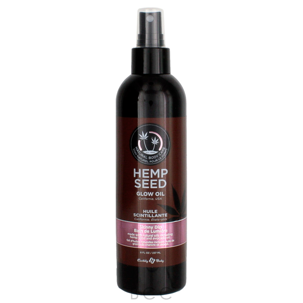 Earthly Body Hemp Seed Moisturizing Oil Spray 8 oz Skinny Dip