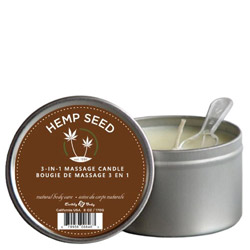 Earthly Body Hemp Seed 3-in-1 Massage Candle