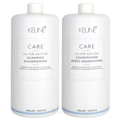 Keune CARE Silver Savior Shampoo & Conditioner Set