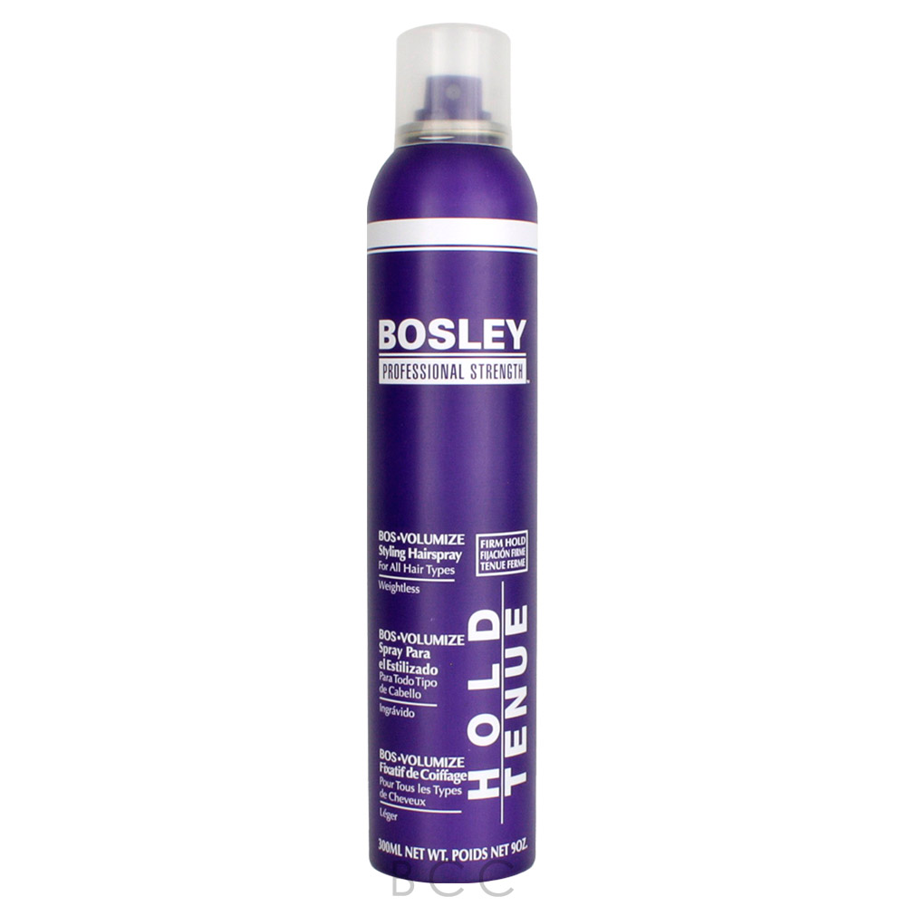 Bosley Professional Strength Bos Volumize Styling Hairspray 9 oz Beauty Care Choices