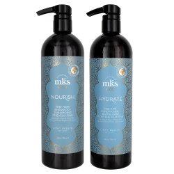 MKS Eco Nourish Fine Hair Shampoo & Conditioner Duo - Light Breeze - 25 oz