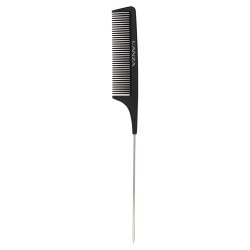 Promotional Lanza Healing Color Metal Tail Comb Extra Long