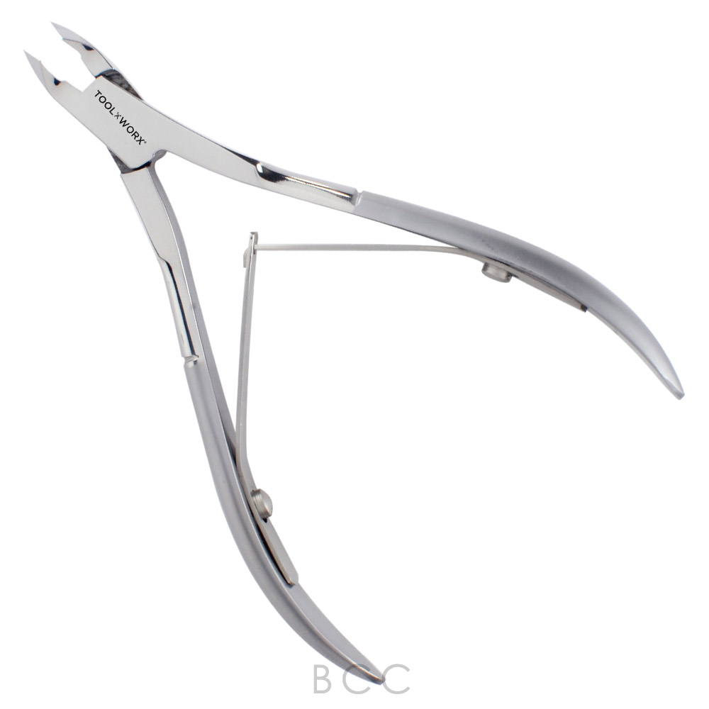 Toolworx By Personna Double Spring Cuticle Nipper 4'' (1/4 Jaw
