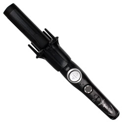 Create that perfect runway look with the SpinStyle Pro Automatic Curling Iron - 1.25inch. A new twist on curling your hair at just the touch of a button. This patent pending curling device easily wraps the hair in a swift movement, creating your choice of gorgeous tight curls or beautiful loose waves. Reduces curl time and eliminates snagging and pulling!
