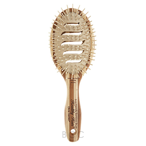 Olivia Garden Healthy Hair EcoFriendly Bamboo Brush Ionic Paddle