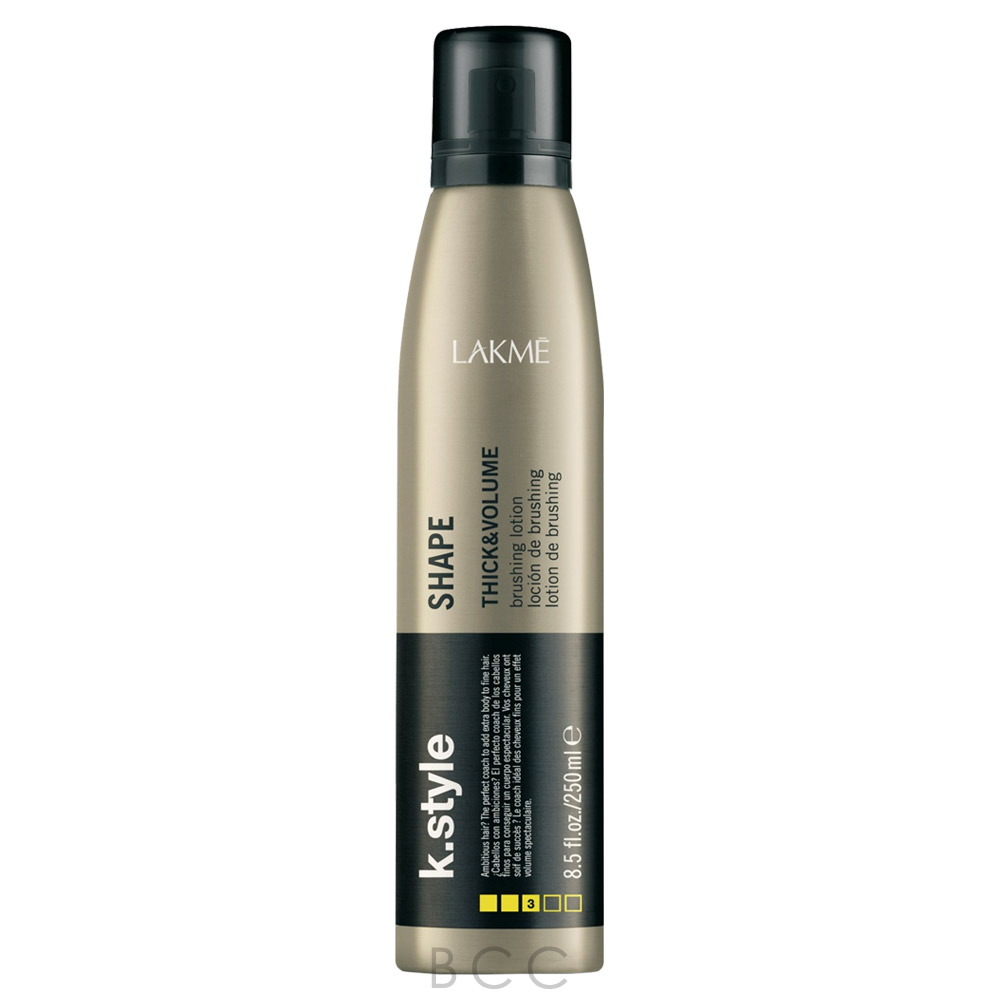 Lakme K.Style Shape Thick&Volume Brushing Lotion 8.5 oz Beauty