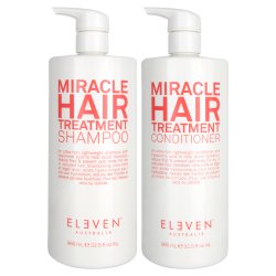 Eleven Australia Miracle Hair Treatment Shampoo & Conditioner Duo - 32.5 oz