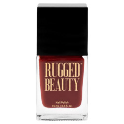 Rugged Beauty Nail Polish - Bonfire - Deep Red