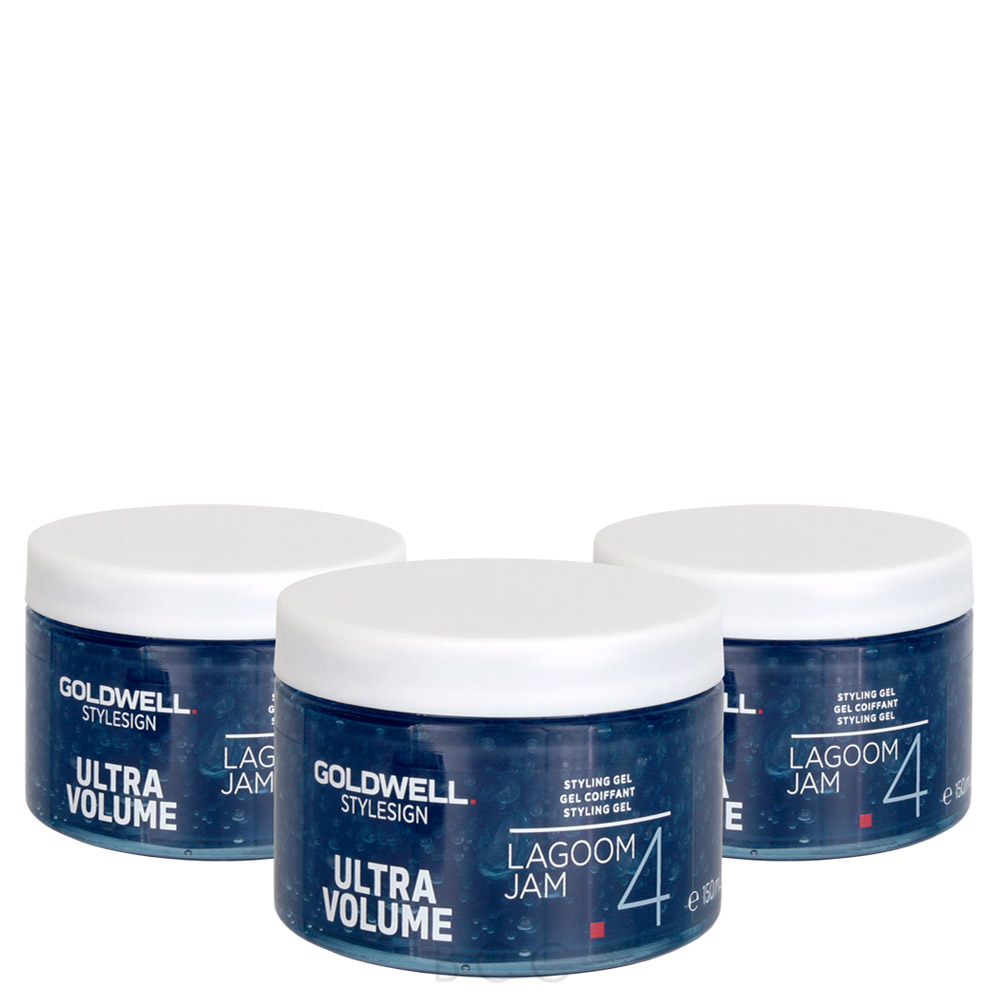 Goldwell StyleSign Ultra Volume Lagoom Jam Styling Gel 3 piece 5 oz