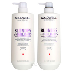 Goldwell Dualsenses Blondes & Highlights Shampoo & Conditioner Set - 33.8 oz