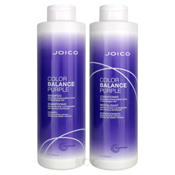 Joico Color Balance Purple Shampoo & Conditioner Set - 33.8 oz