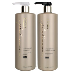 Kenra Professional Platinum Luxe Shine Liter Shampoo/Conditioner Set