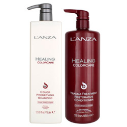 Lanza Healing ColorCare Shampoo & Trauma Treatment Conditioner Set