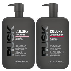 Rusk COLORx Shampoo & Conditioner Duo for Glossier, Healthier Hair