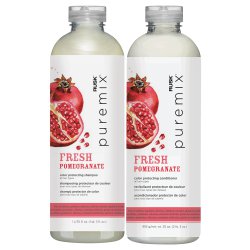 Rusk PureMix Fresh Pomegranate Color Protecting Shampoo & Conditioner