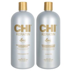 CHI Keratin Liter Shampoo & Conditioner Set  - 32 oz