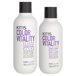 KMS Color Vitality Blonde Shampoo and Conditioner Set - Retail