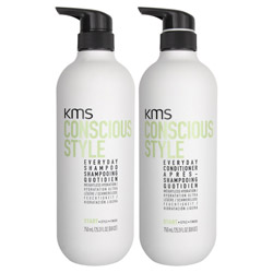 KMS Conscious Style Everyday Shampoo & Conditioner Set - 25.3oz