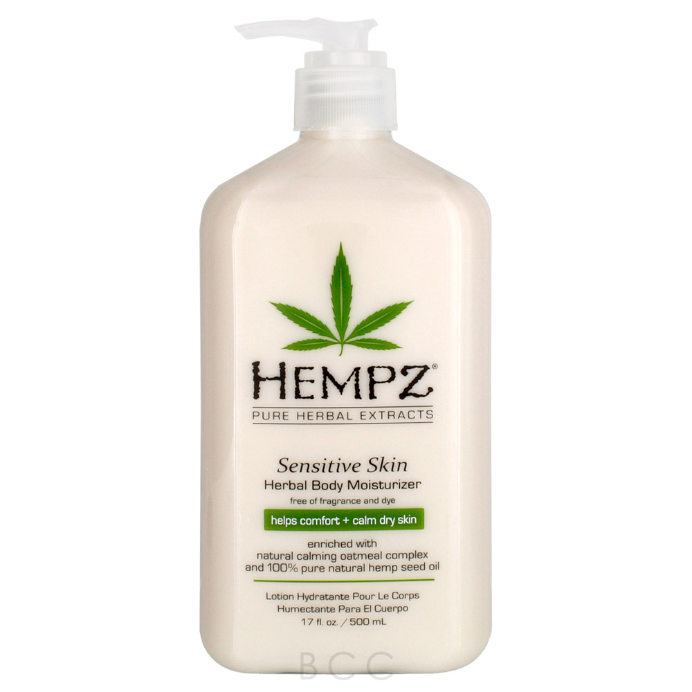 Hempz Sensitive Skin Herbal Body Moisturizer 17 oz Beauty Care Choices