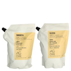 AG Care Smoooth and Sleek Argan Shampoo & Conditioner Set - 33.8 oz Refill