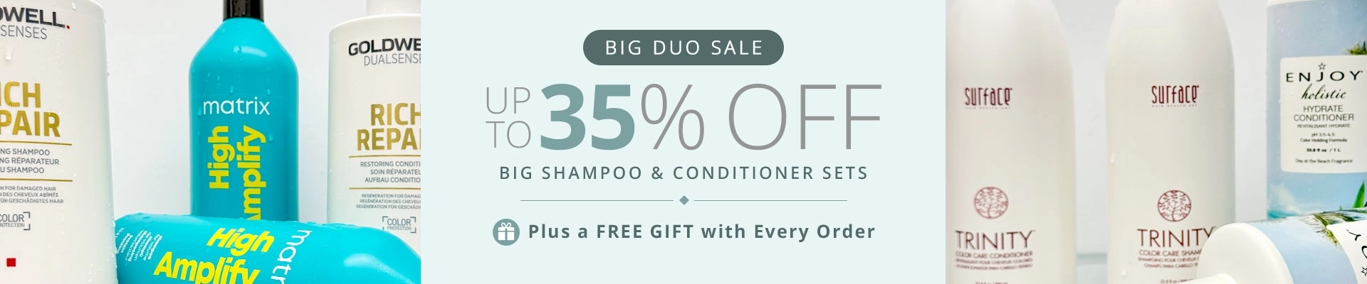 Up to 35% Off Big Shampoo & Conditioner Sets