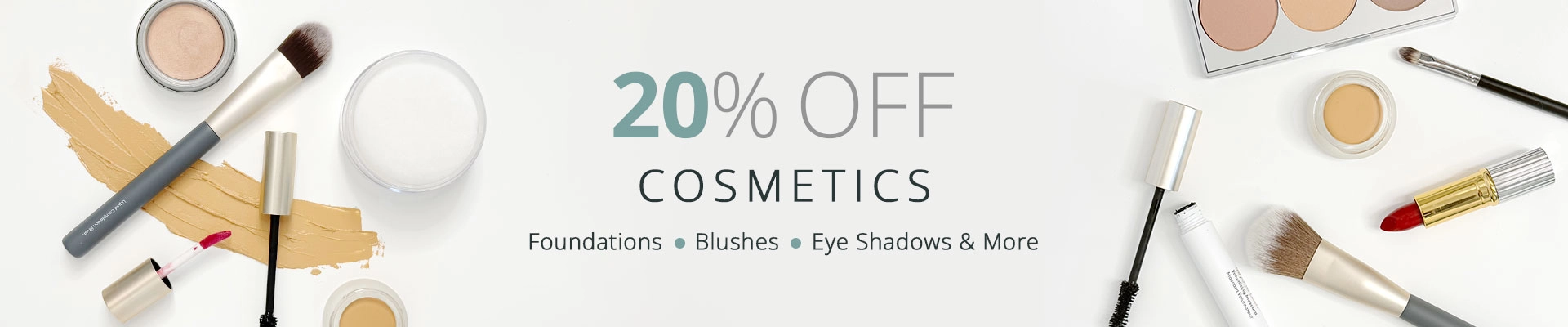20% off Cosmetics