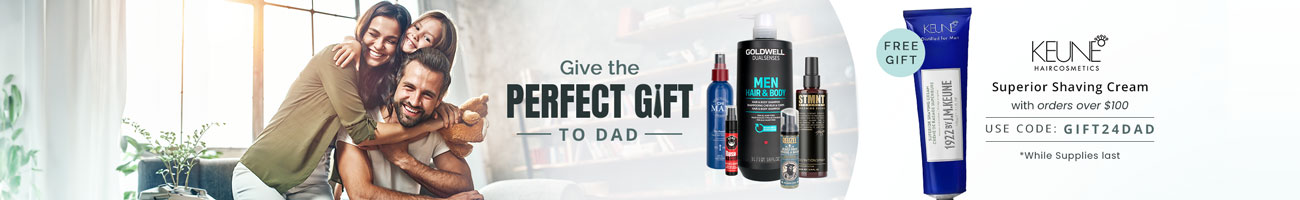 Give the Perfect Gift to Dad & a Free Keune Superior Shaving Cream with orders over $100