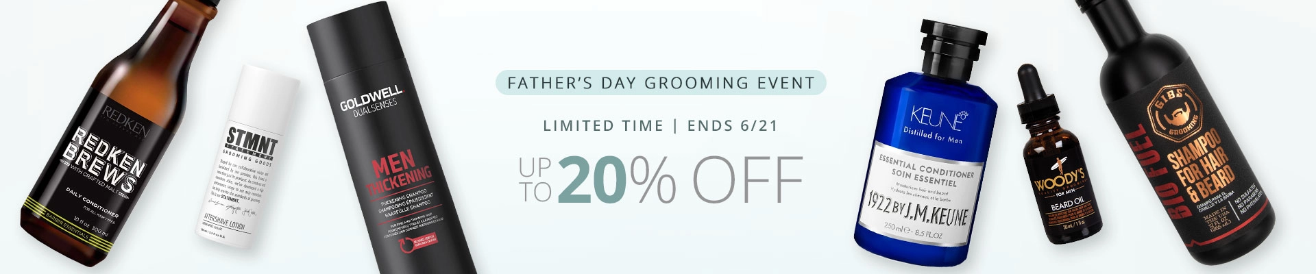 Father's Day Grooming Event: Up to 20% Off