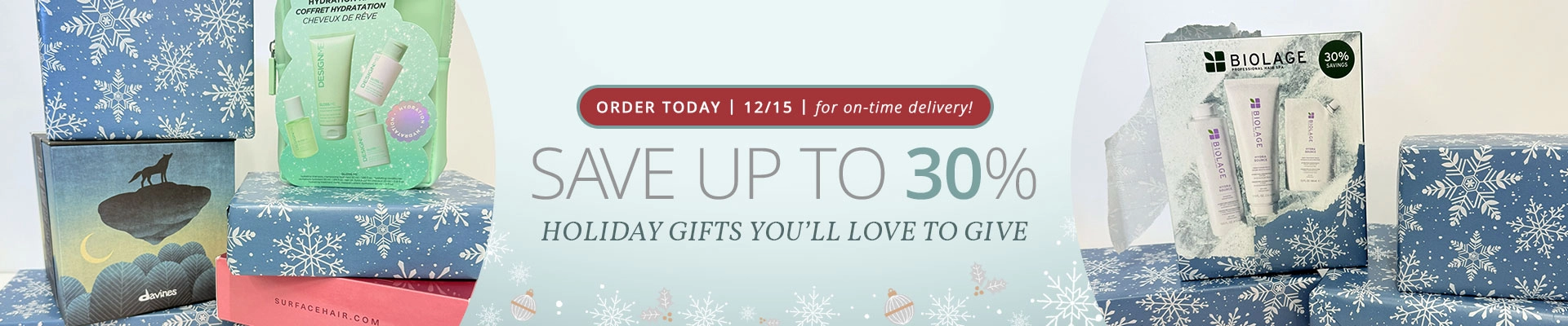 Holiday Gift Sets: Up to 30% Off - Order Today for on-time delivery