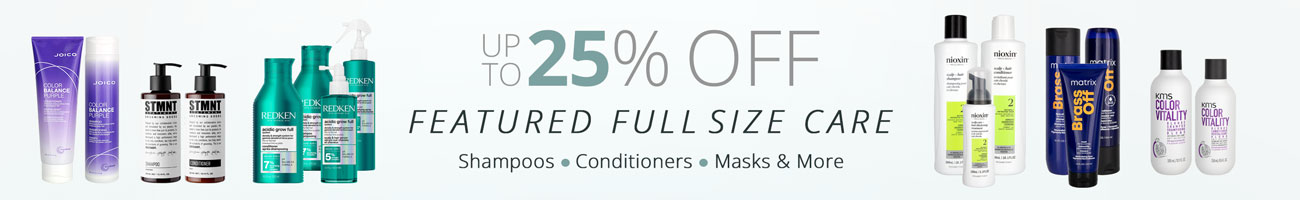 Up to 25% Off Featured Full Size Care