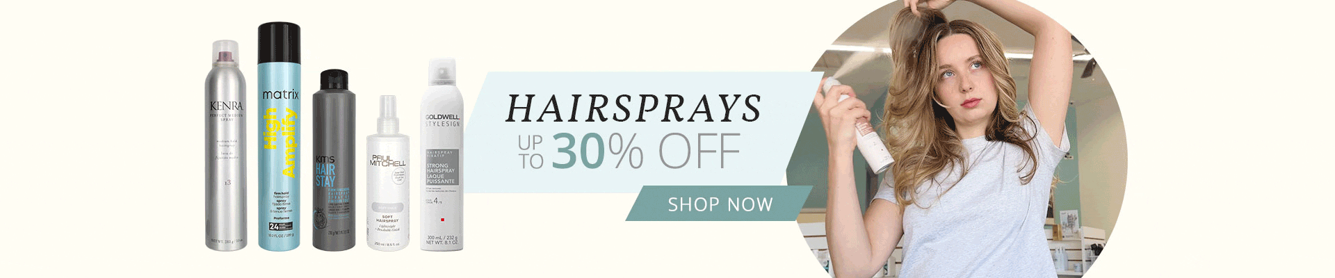 Hairsprays | Up to 30% Off