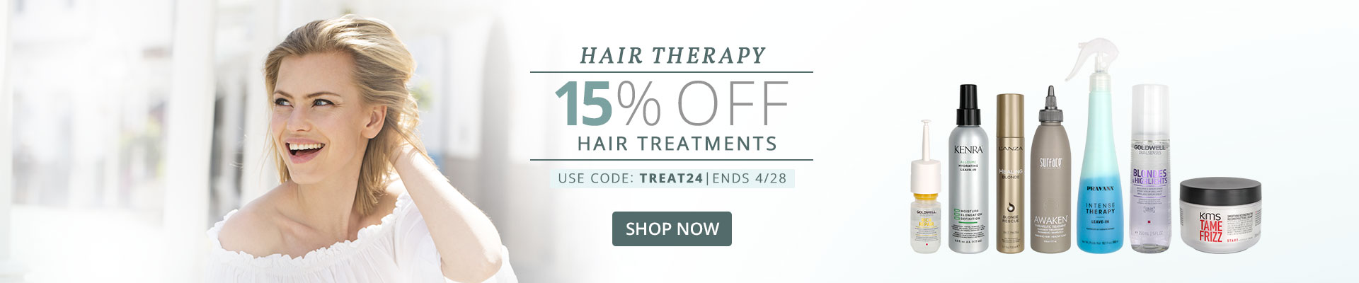 15% Off Hair Treatments | Use Code: TREAT24 - Ends 4/28