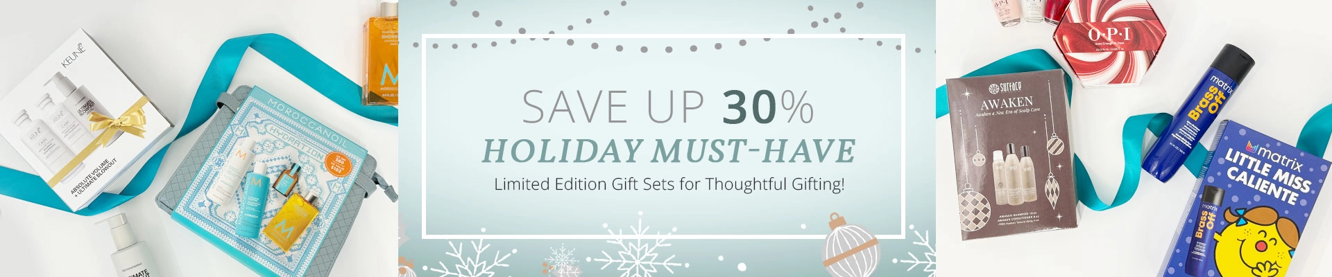 Save up to 30% Holiday Gift Sets