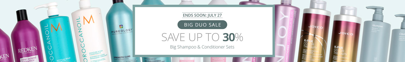 Ending Soon: Big Duos Sale - Save up to 30% Shampoos & Conditioner Sets