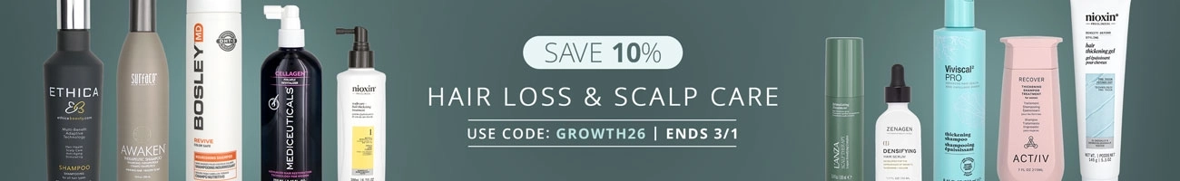 10% off Hair Loss & Scalp Care | Use Code: GROWTH26