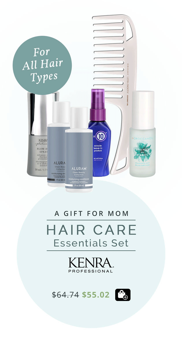 A Gift for Mom: Hair Care Essentials Set - For All Hair Types, Reg. $64.74 | Sale $55.02
