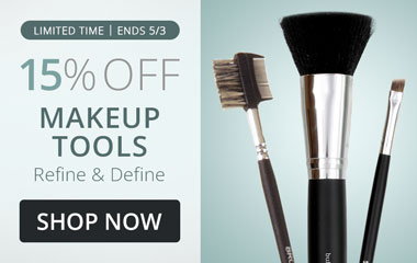 15% off Makeup Tools | Shop Now