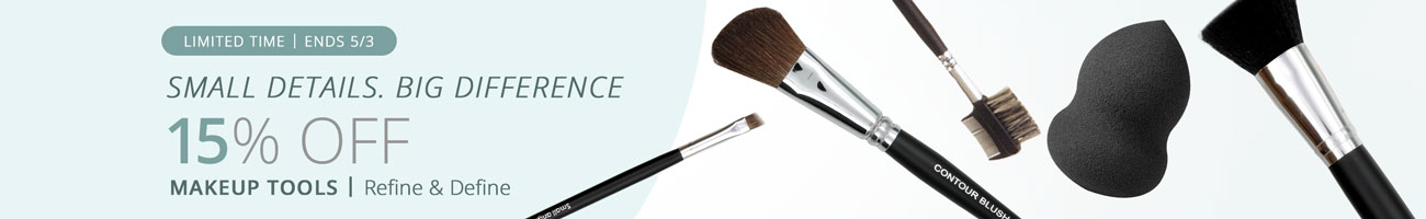 15% off Makeup Tools